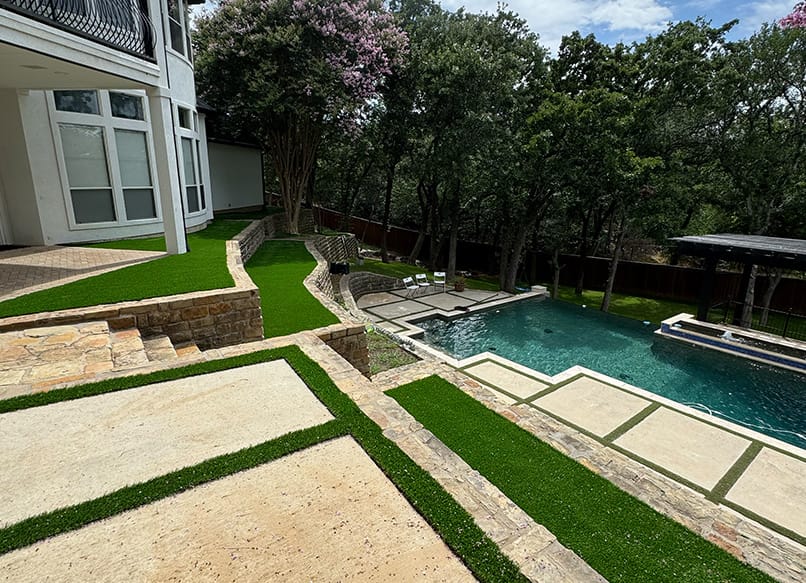 EcoTurf service area across the Dallas–Fort Worth metroplex